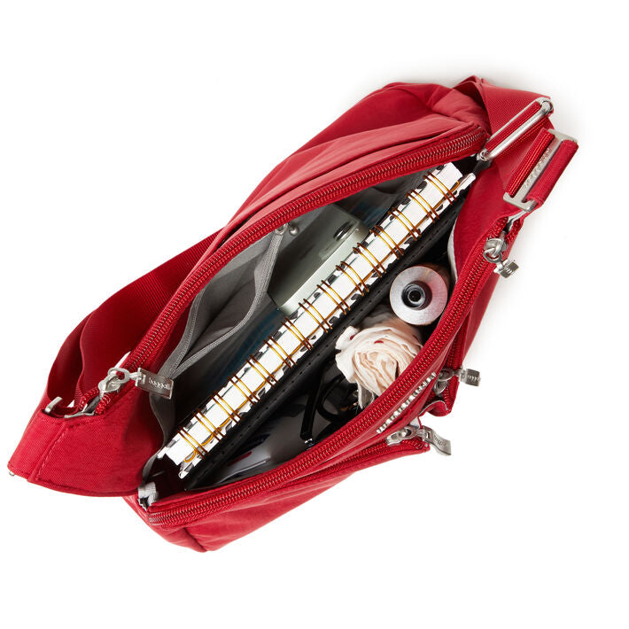 Baggallini Cross Over Crossbody - Apple