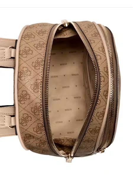 Guess Manhattan II Large Backpack - Latte/Logo