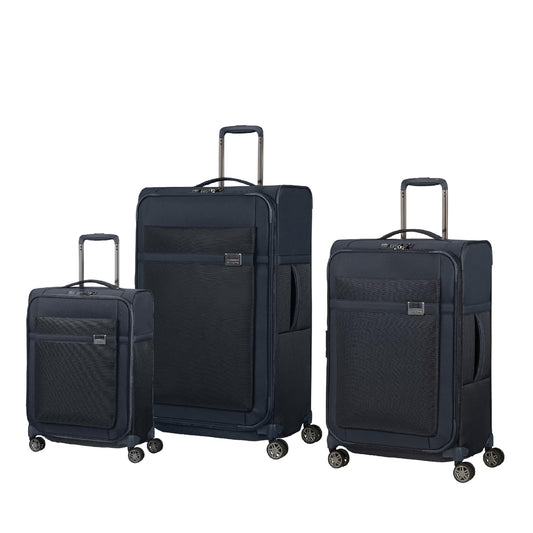 Samsonite Airea Softside 3 Piece Set Luggage - Dark Blue