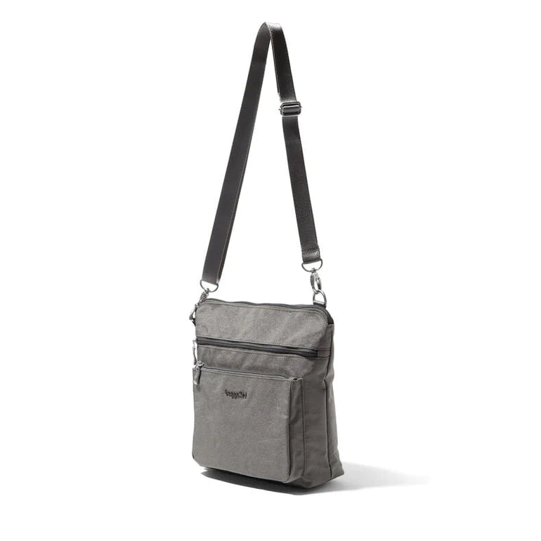 Baggallini Modern Large Pocket Crossbody - Sterling Shimmer