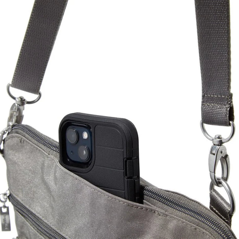 Baggallini Modern Large Pocket Crossbody - Sterling Shimmer