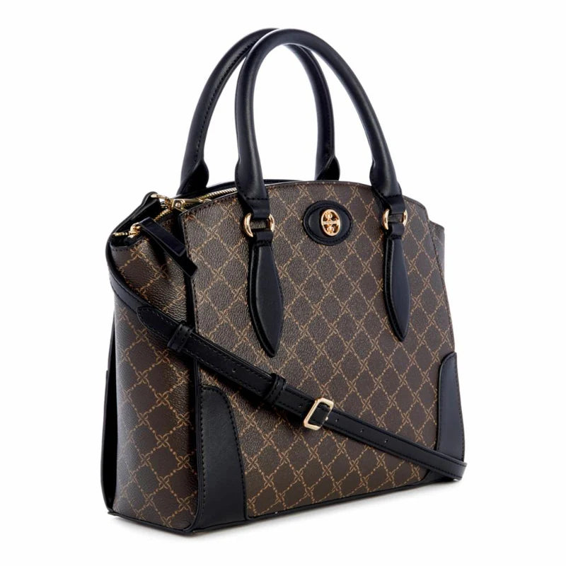 Sacoche à 3 Compartiments Nine West Innes - Noir Marron