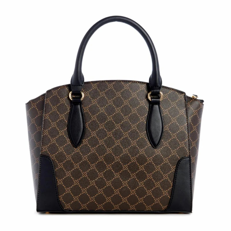 Sacoche à 3 Compartiments Nine West Innes - Noir Marron