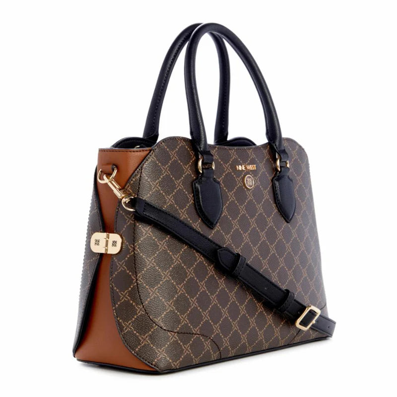 Sacoche à 2 compartiments Nine West Brecken - Noir/Marron