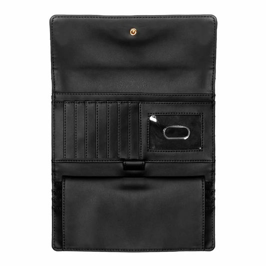 Portefeuille à carreaux Nine West Lockup 9 SLG - Logo Onyx
