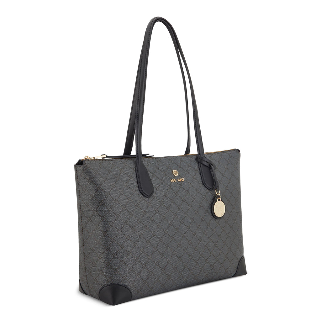 Nine West Handbags KYRIE TECH TOTE ONYX LOGO