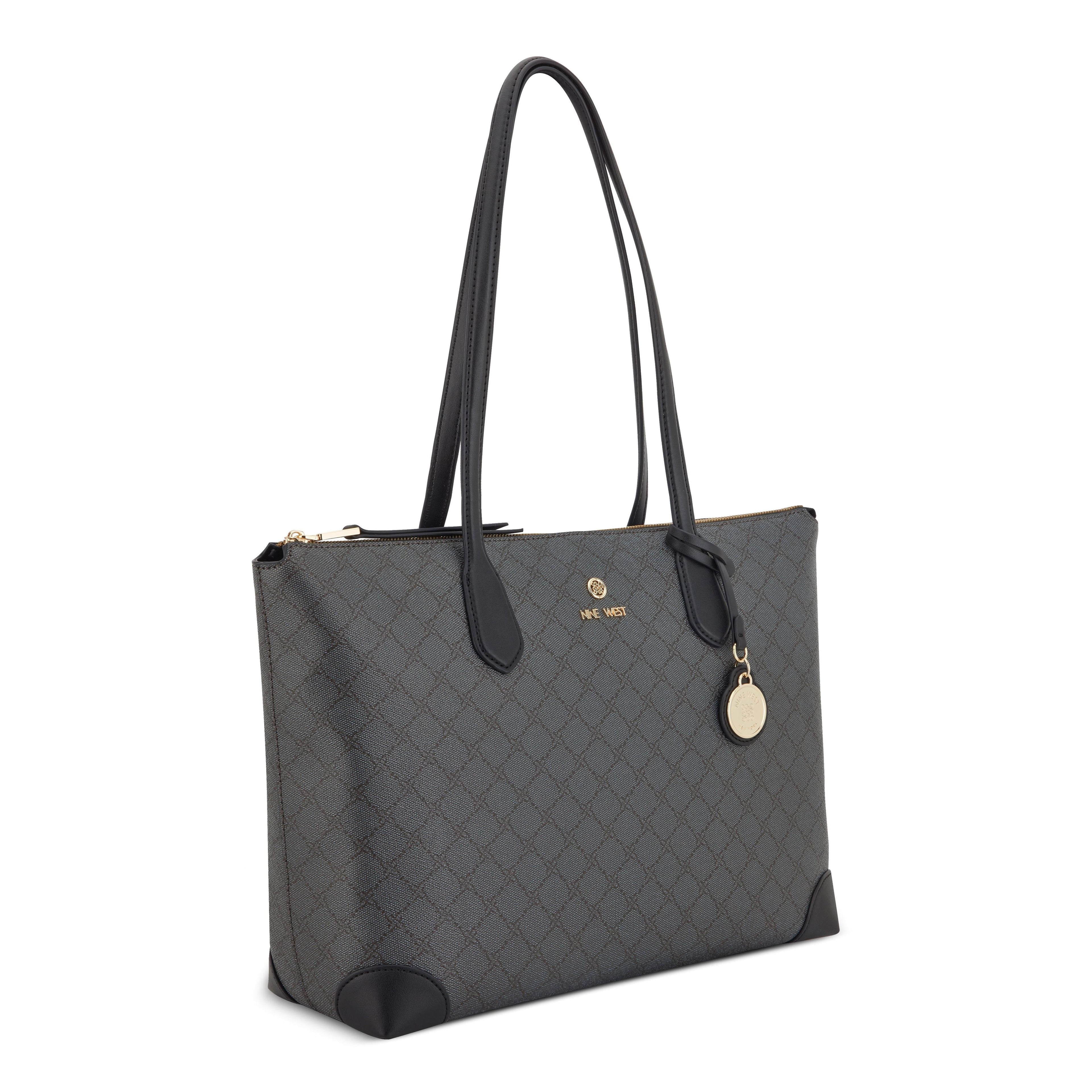 Nine West Handbags KYRIE TECH TOTE ONYX LOGO