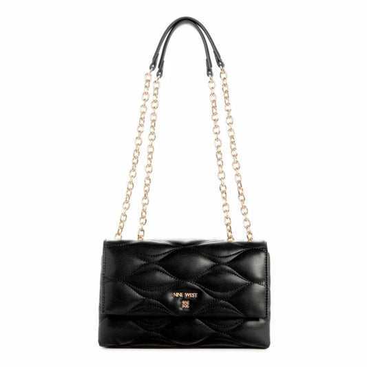 Nine west Leini Convertible Sac à Bandoulière à Rabat - Noir