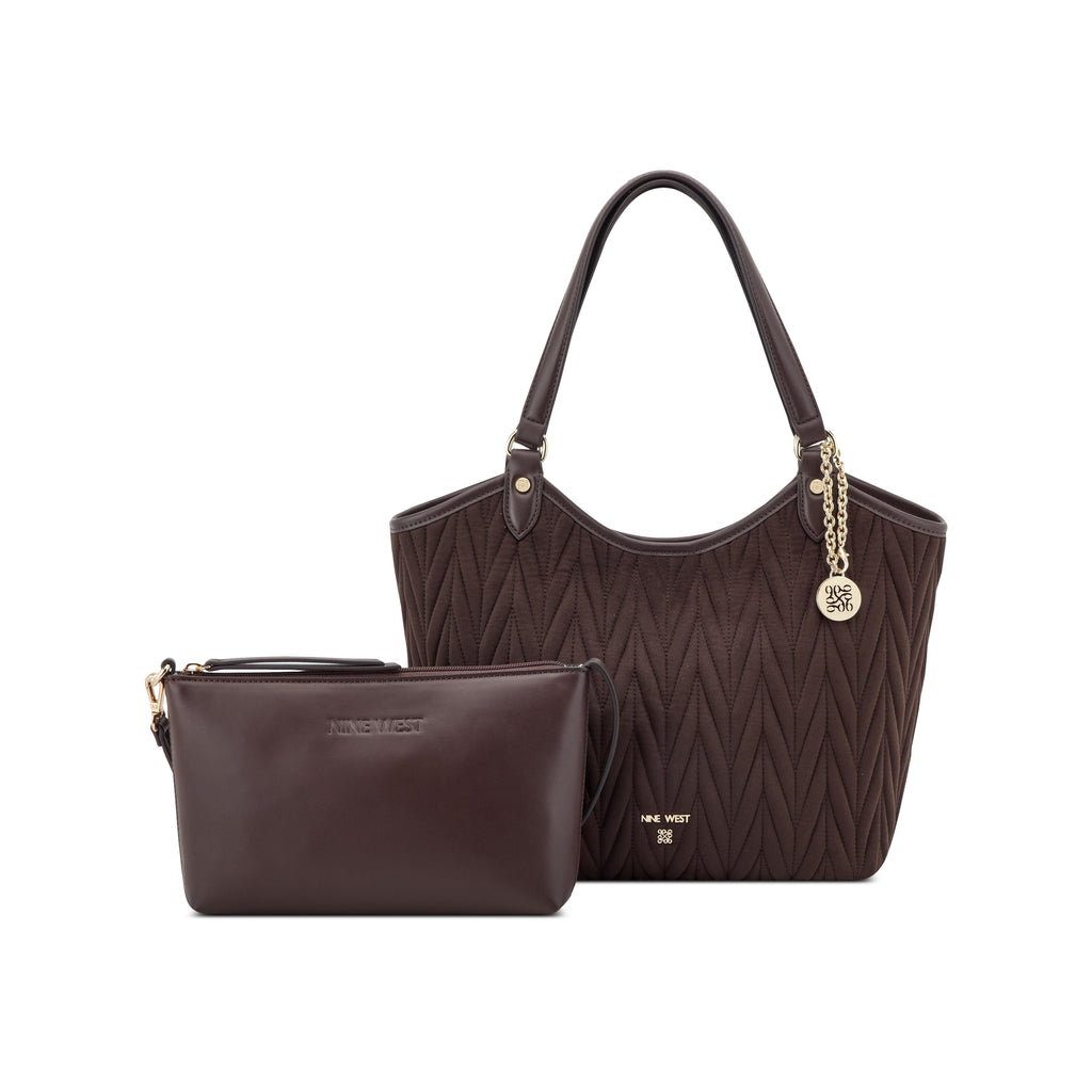 Nine West Handbags JASLEE 2 IN 1 TOTE RAISIN