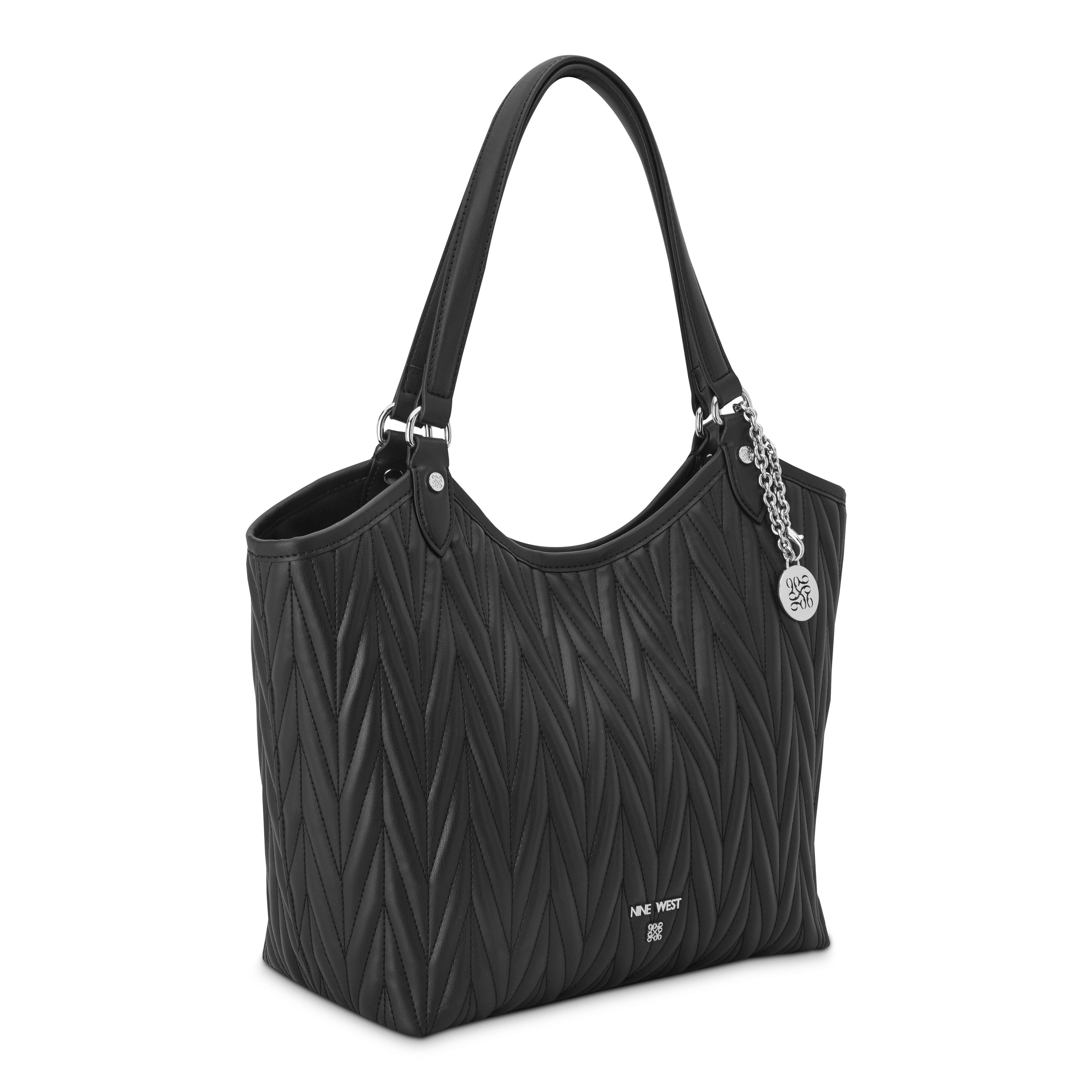 Nine West Handbags JASLEE 2 IN 1 TOTE BLACK