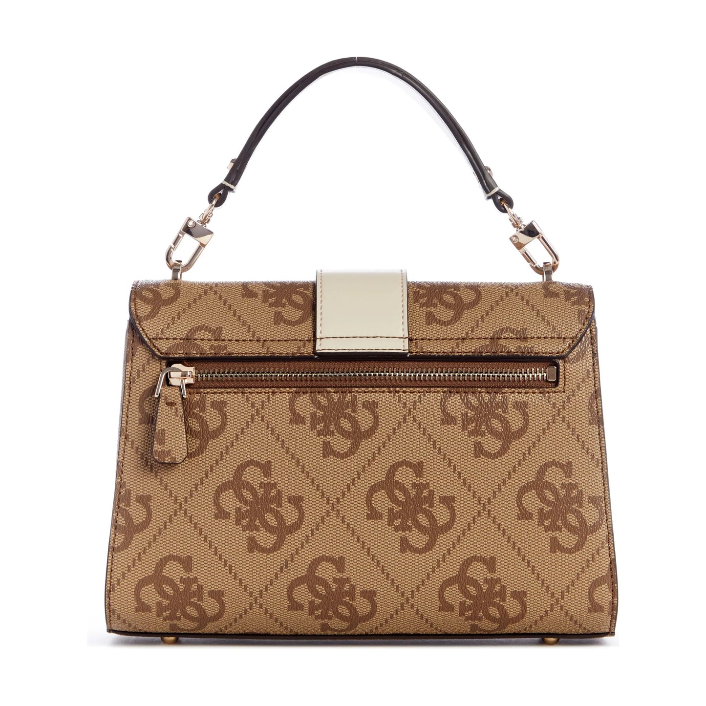 Guess Nolana Top Handle Flap - Latte/bone