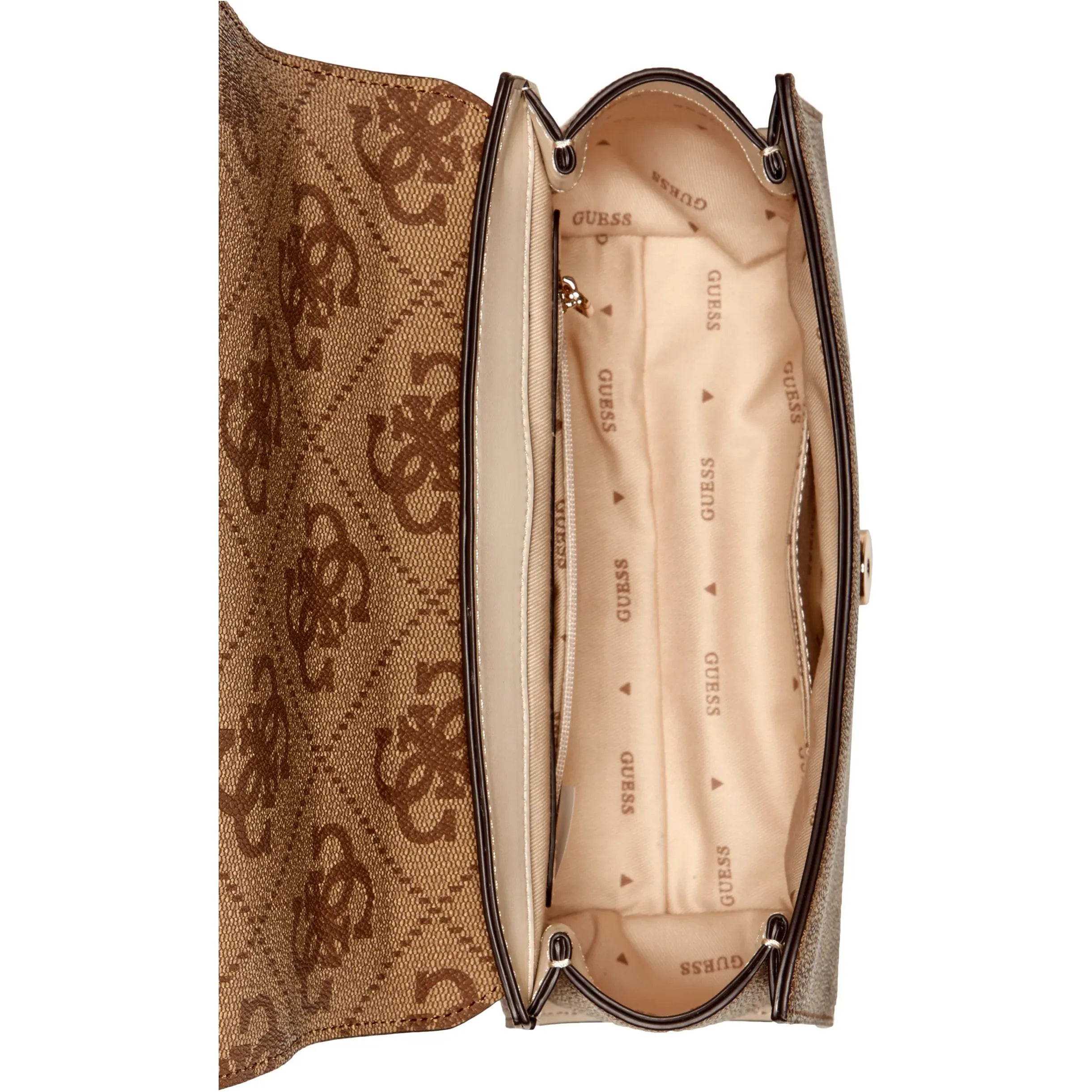 Guess Nolana Rabat à poignée supérieure - Latte/os