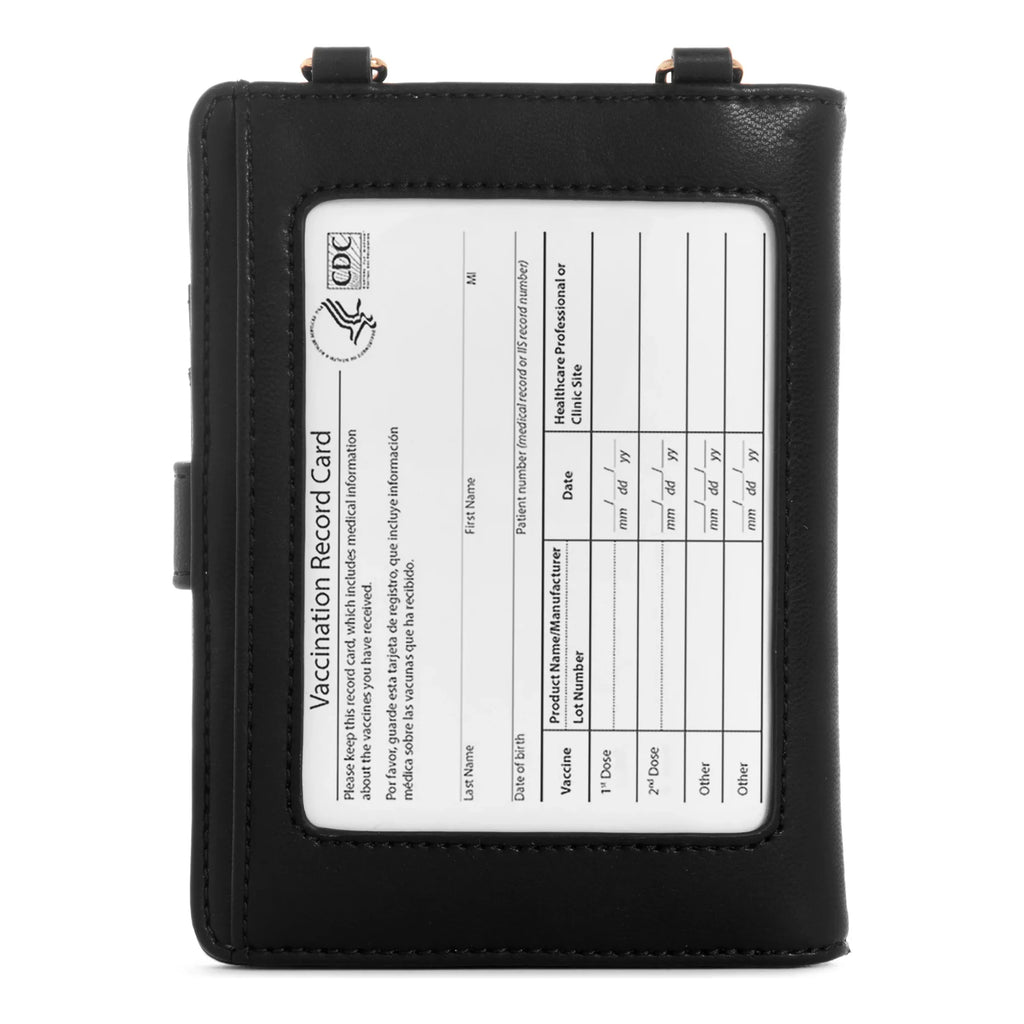 Guess La Femme Chain Passport Case - Black