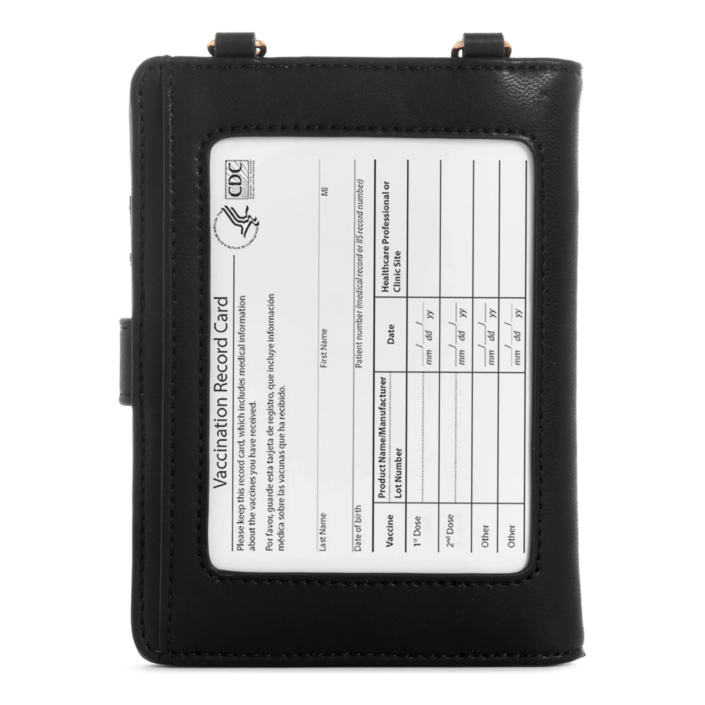 Guess La Femme Chain Passport Case - Black