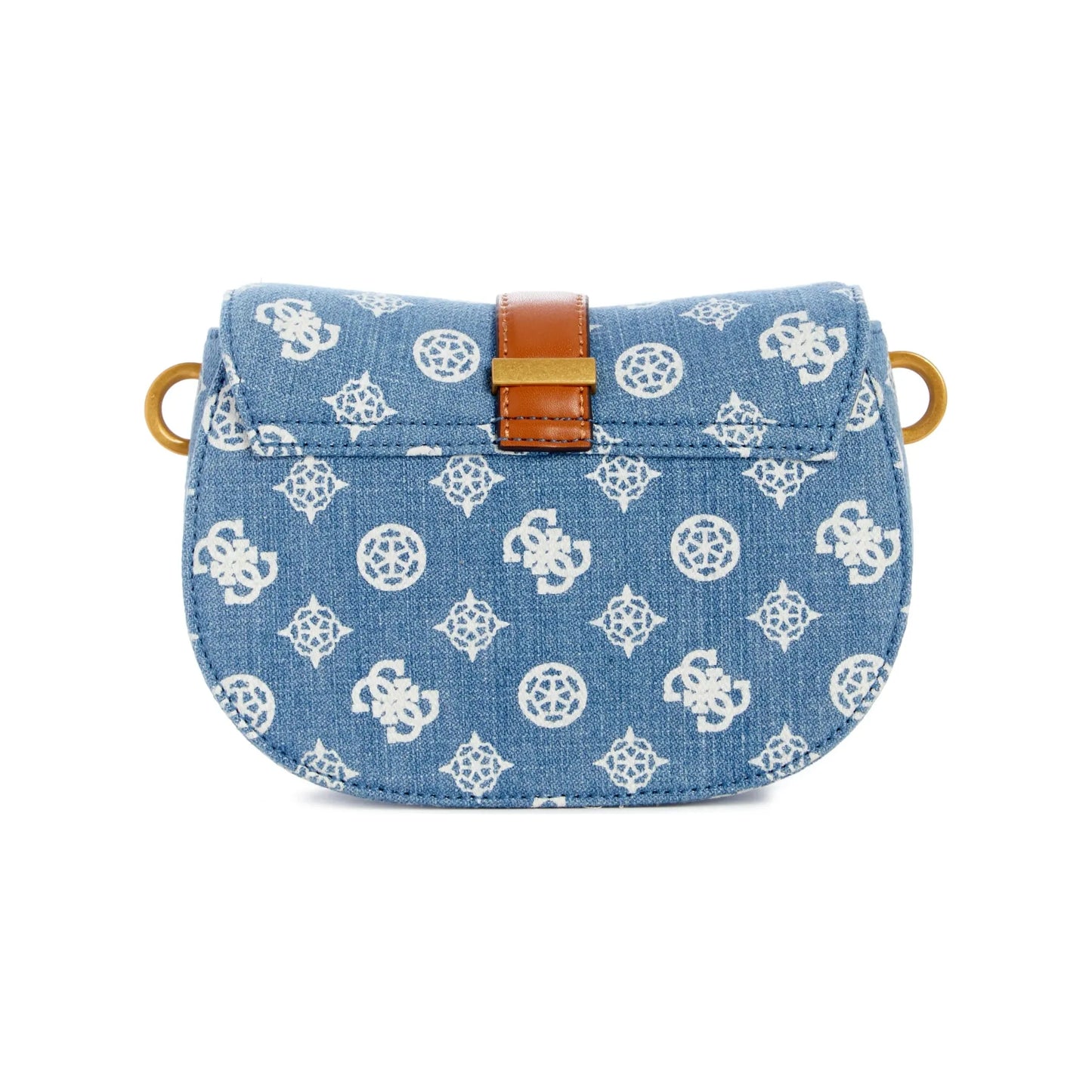 Guess Kuba Mini Crossbody Flap - Denim Logo