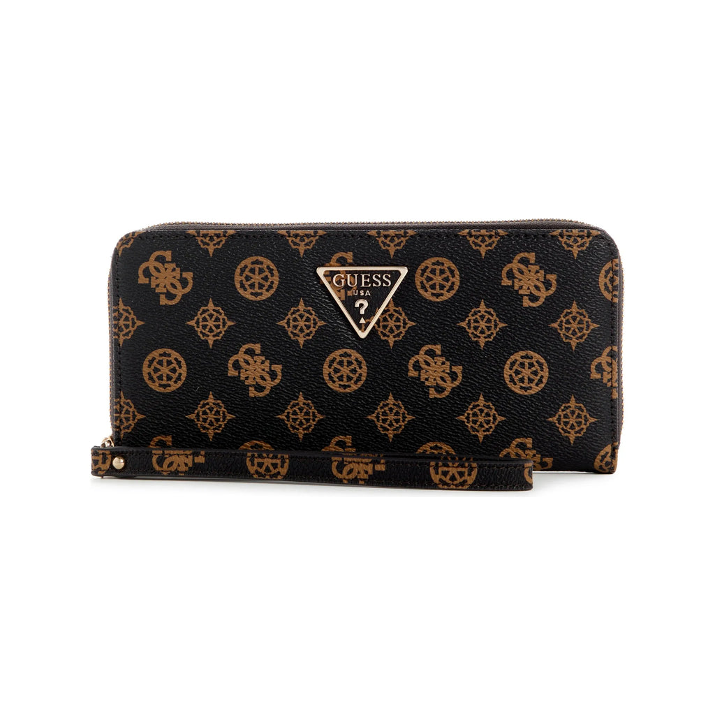 Laurel SLG Large Zip Around - Mocha Logo