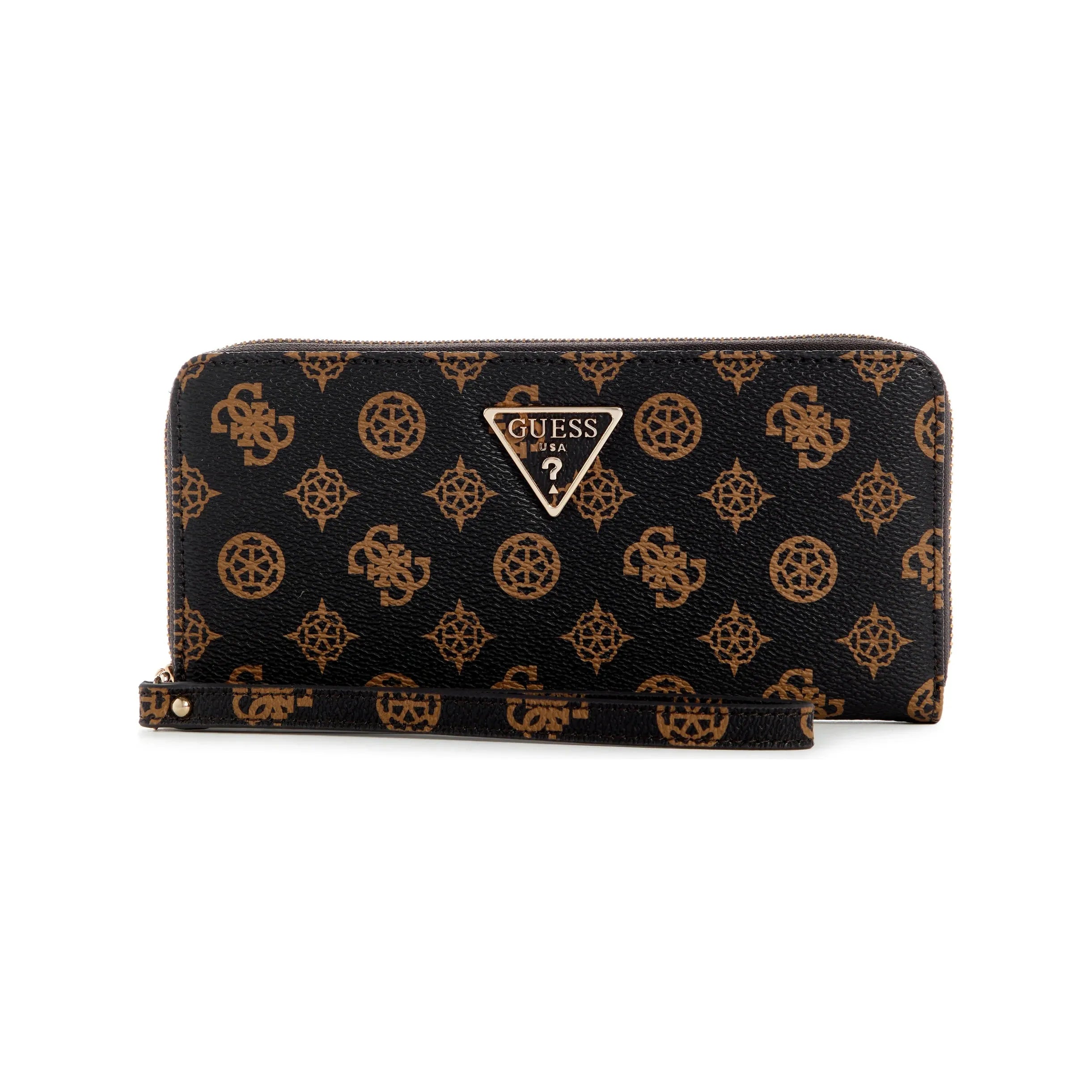 Laurel SLG Large Zip Around - Mocha Logo