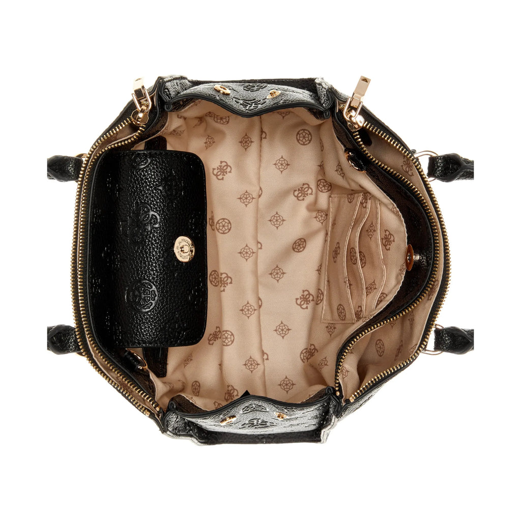 Guess Cresidia Status Satchel - Black