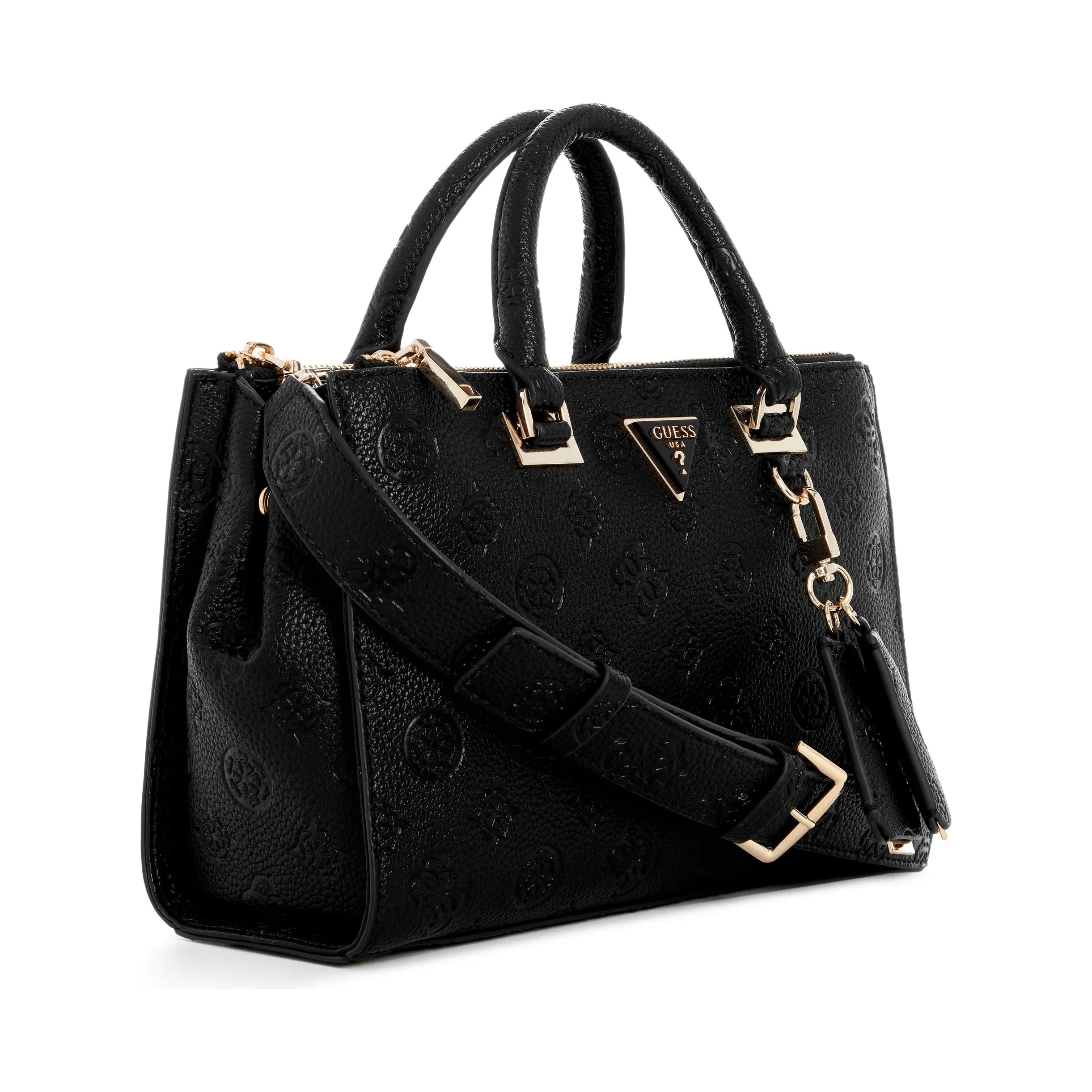 Guess Cresidia Status Satchel - Black
