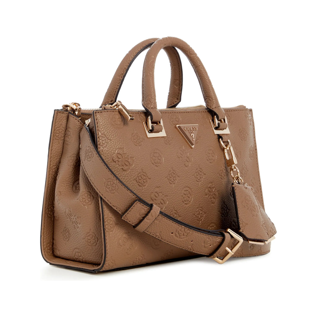 Guess Cresidia Status Satchel - Dark Taupe