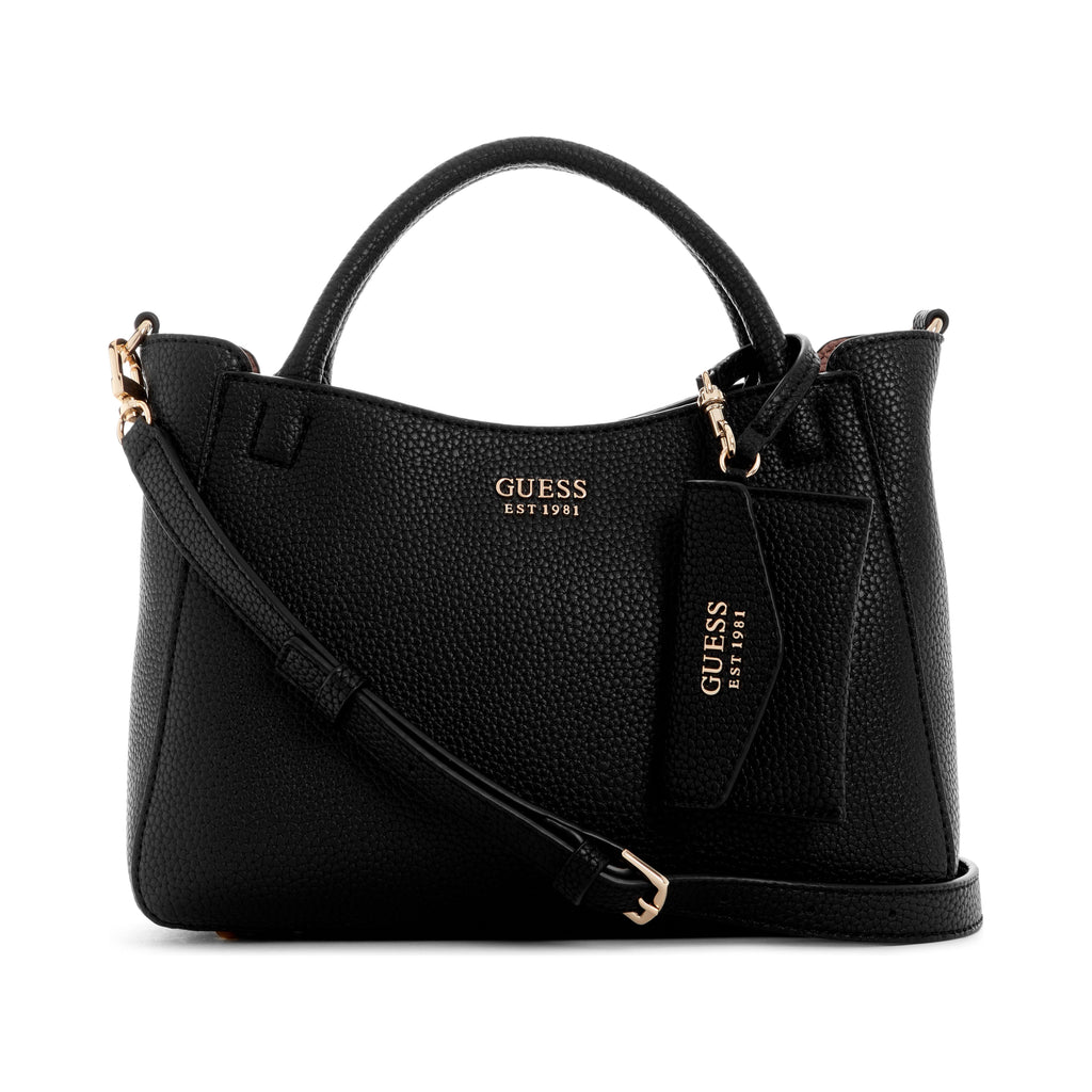 Guess Brenton SML Girlfriend Satchel - Black