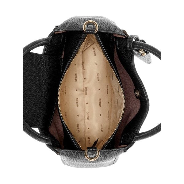 Guess Brenton SML Girlfriend Satchel - Black