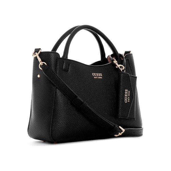 Guess Brenton SML Girlfriend Satchel - Black