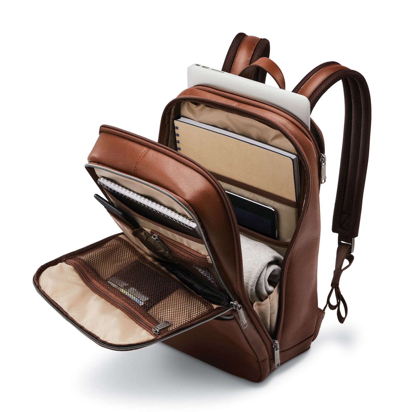 Samsonite Classic Leather Slim Backpack 14.1"