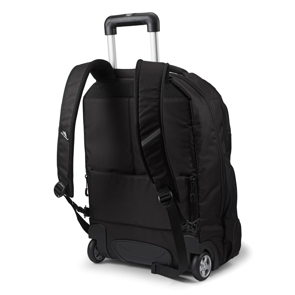 High Sierra BTS Powerglide PRO Wheeled Backpack - Black