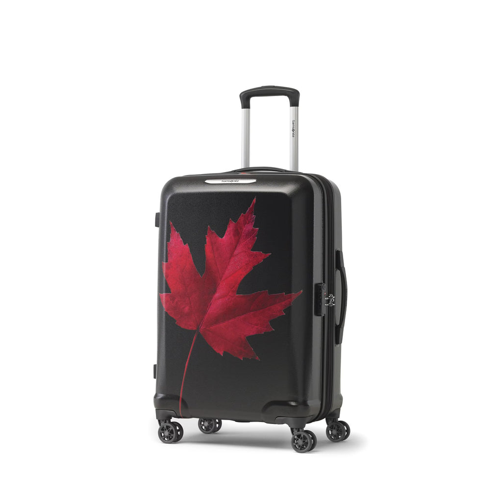 Samsonite Canadian Collection 3-Piece Nested Set Expandable - Maple Lead Red/Black