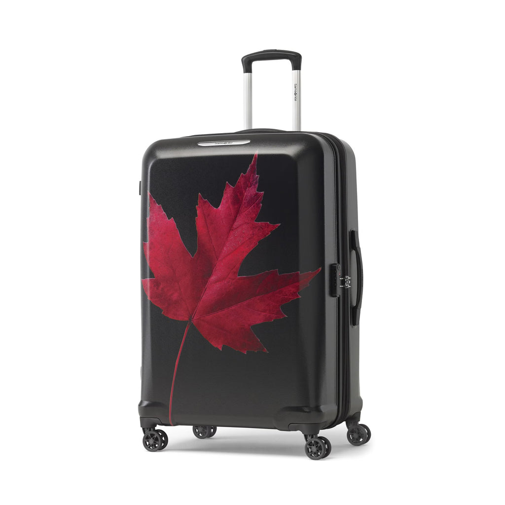 Samsonite Canadian Collection Spinner Large Expandable - Maple Lead Red/Black