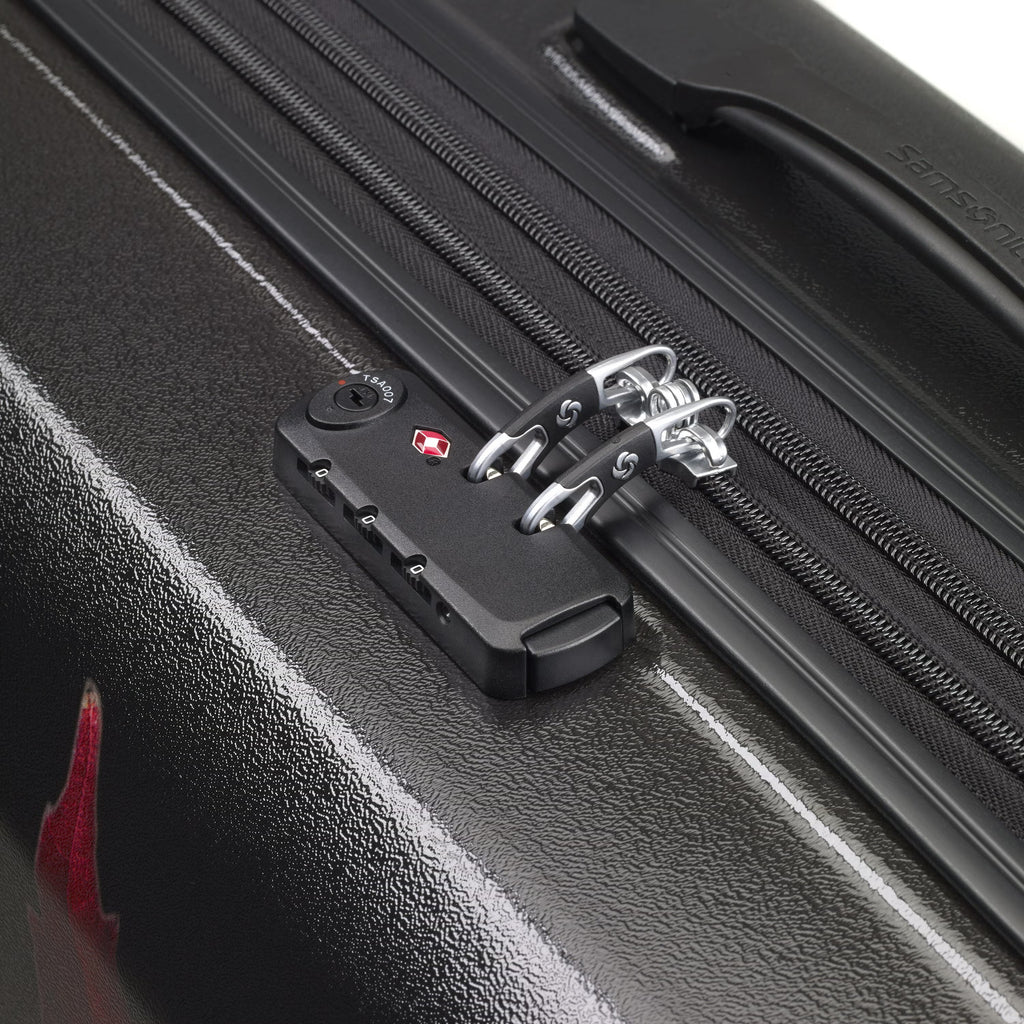 Samsonite Canadian Collection Spinner Large Expandable - Maple Lead Red/Black