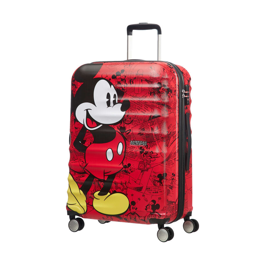 American Tourister Disney Wavebreaker Medium Hardside Luggage - Mickey Comics Red
