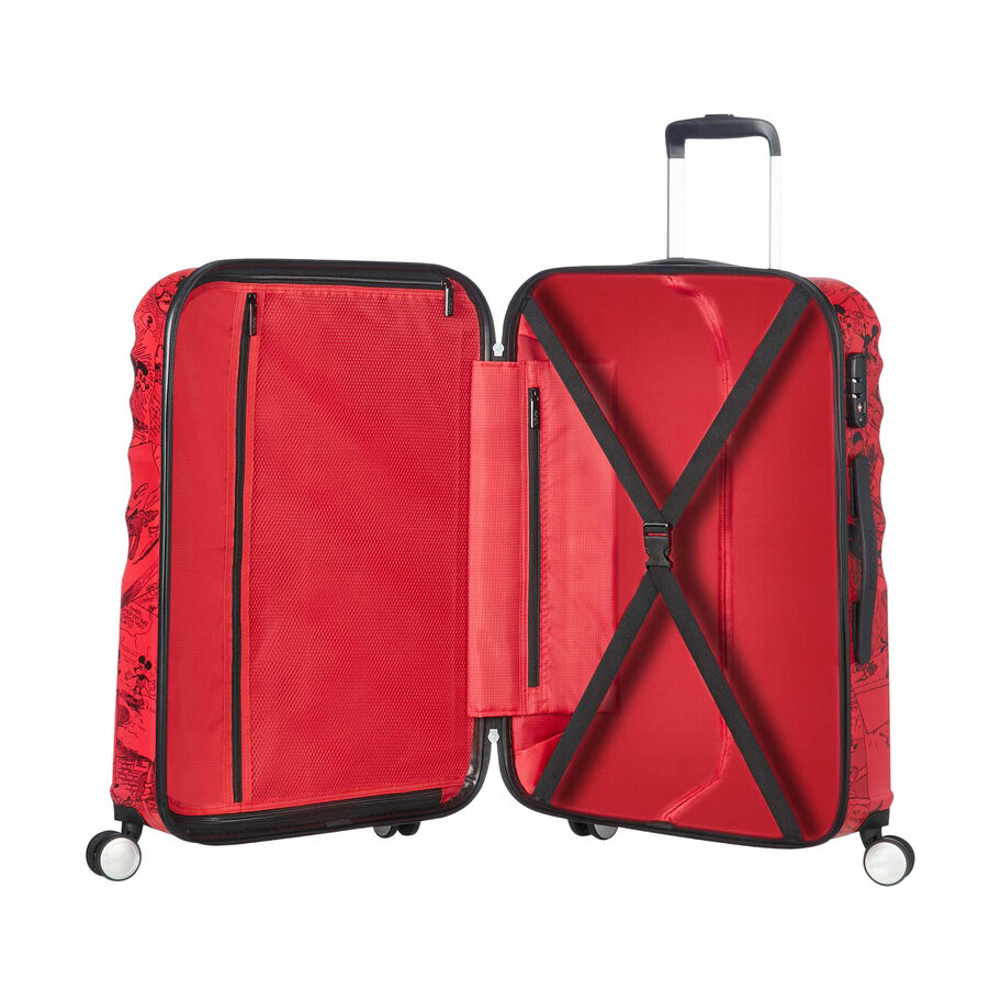 American Tourister Disney Wavebreaker Medium Hardside Luggage - Mickey Comics Red