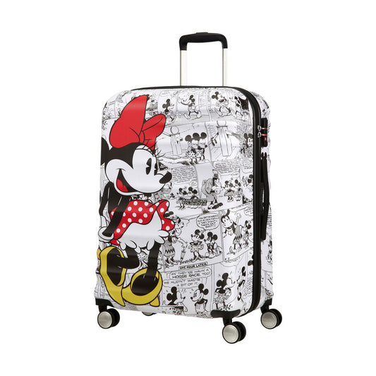 American Tourister Disney Wavebreaker Valise Rigide Moyenne - Minnie Comics Blanc