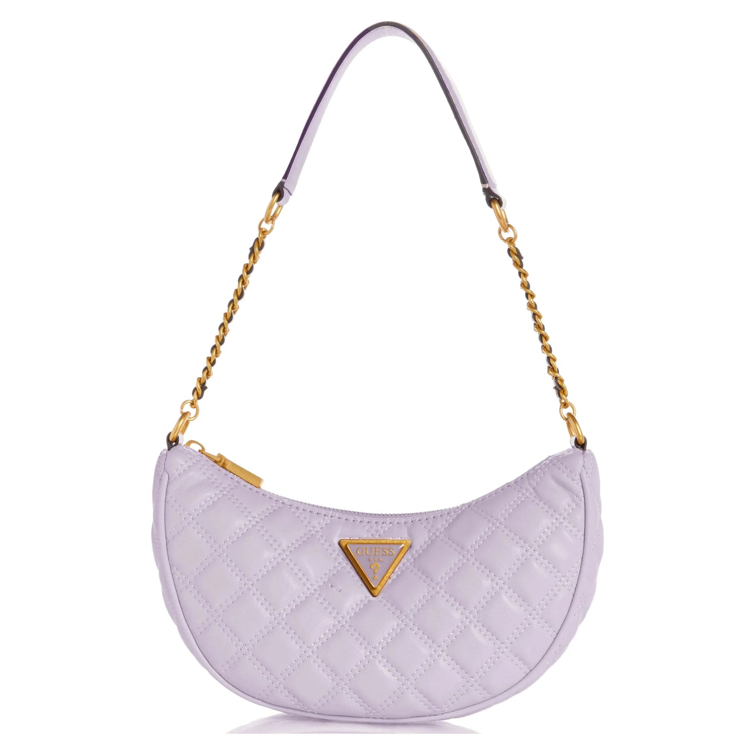 Guess Giully Top Zip Shoulder Bag Ivory