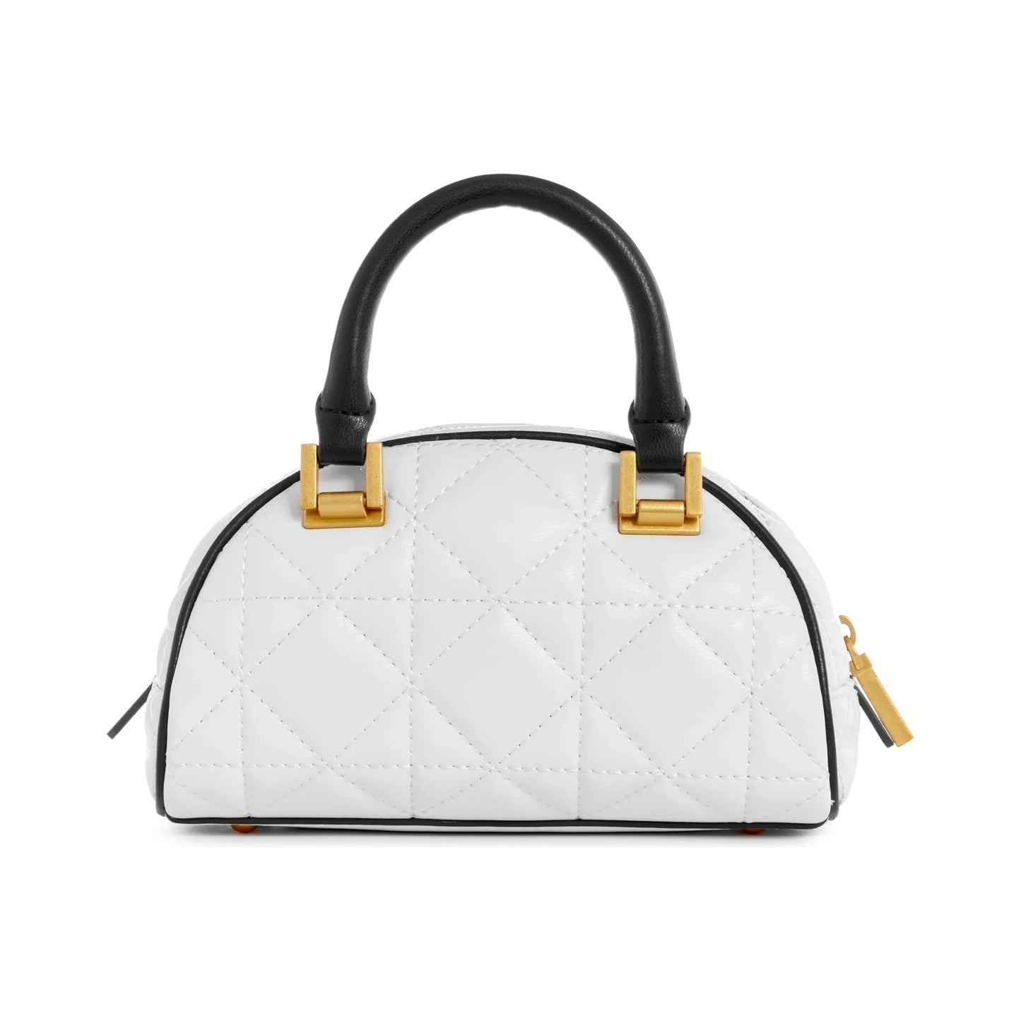 Guess Mildred Mini Bowler Crossbody - White