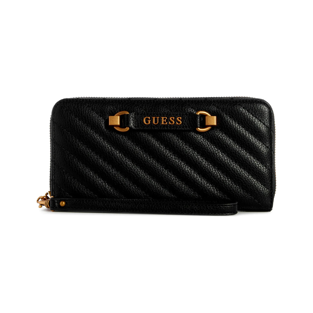 Guess Sela SLG Large Zip Around - Black