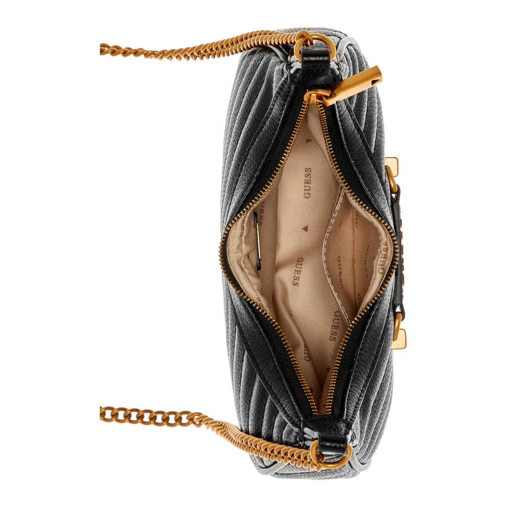 Guess Sela Mini Crossbody Hobo - Black