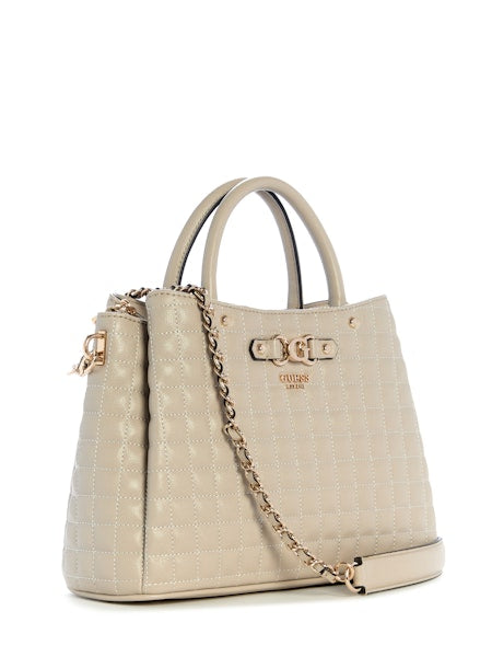 GUESS Nadira Girlfriend Satchel - Light Taupe