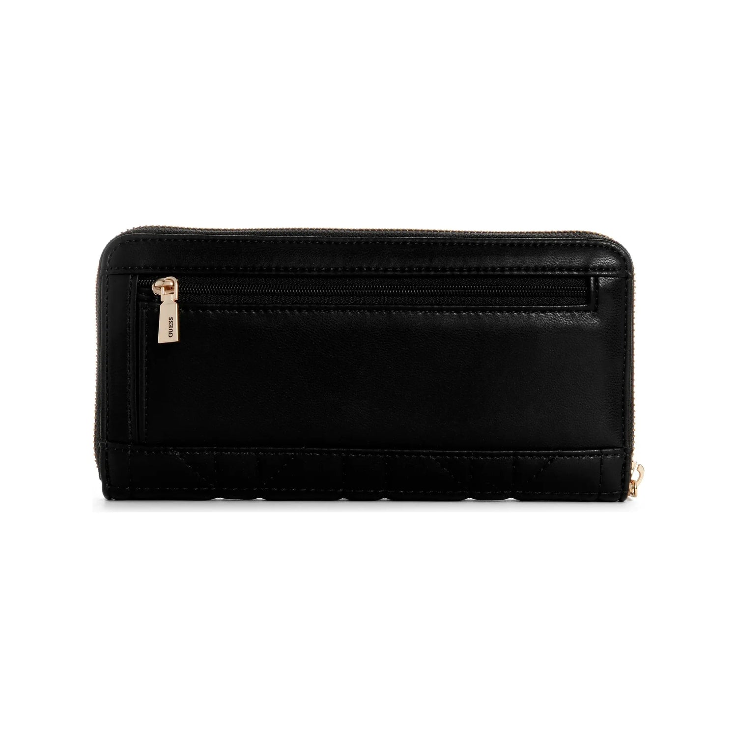 GUESS Assia Large Zip around Wallet Black One Size