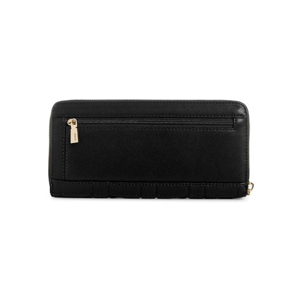 GUESS Edita SLG Large Zip Around Wallet - Black
