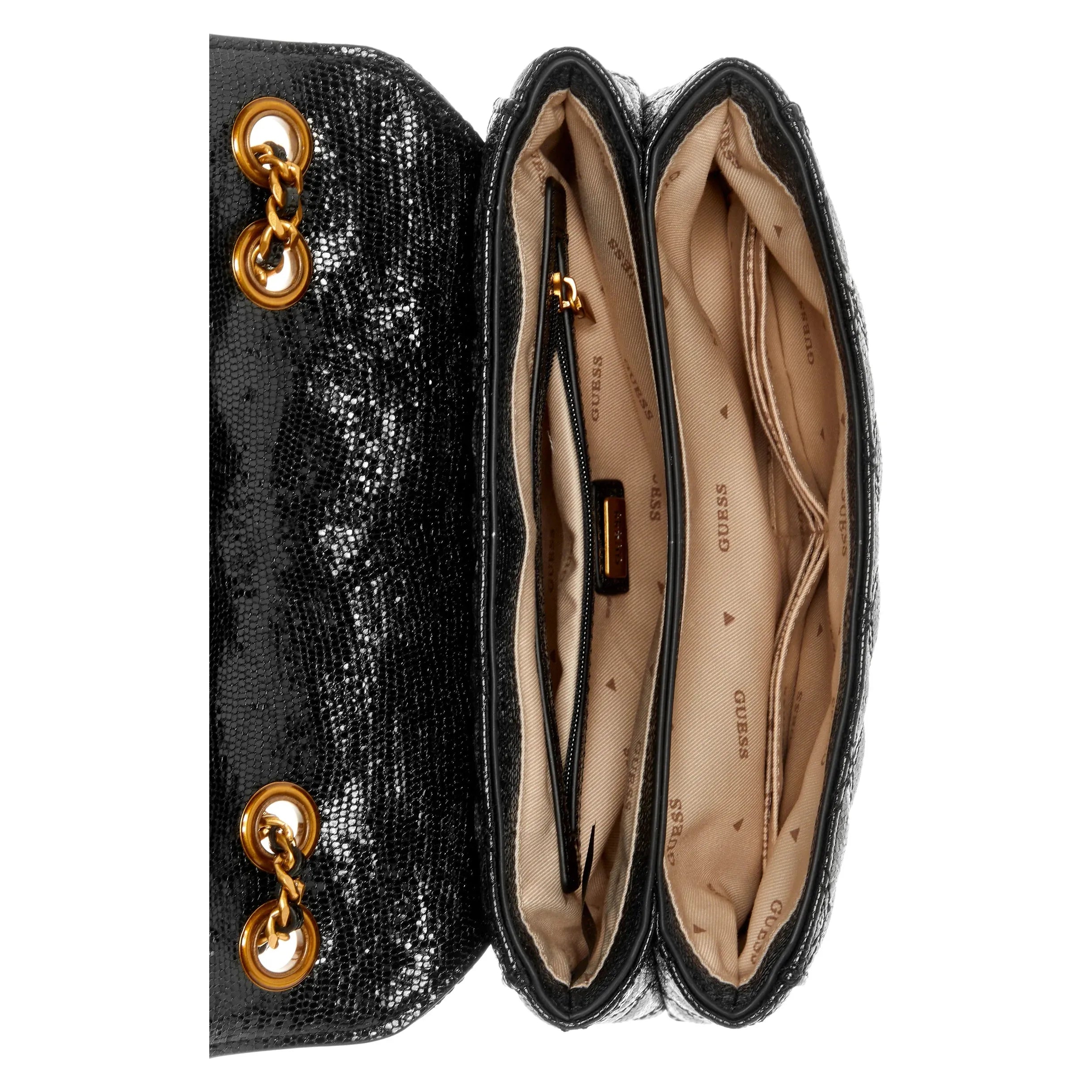 Guess Giully 2 Comp Convertible Flap - Black