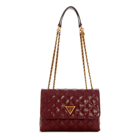 Guess Giully 2 Comp Convertible Flap - Burgundy