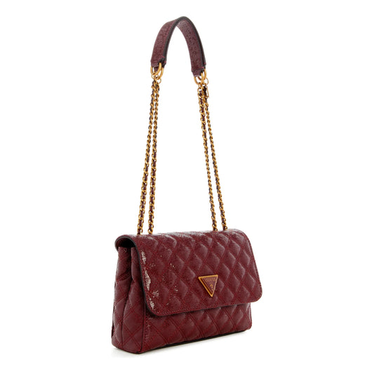 Guess Giully 2 Comp Convertible Flap - Burgundy