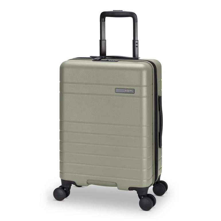Roots Travel Spinner Carry-On Expandable Hardside Luggage - Sage Green