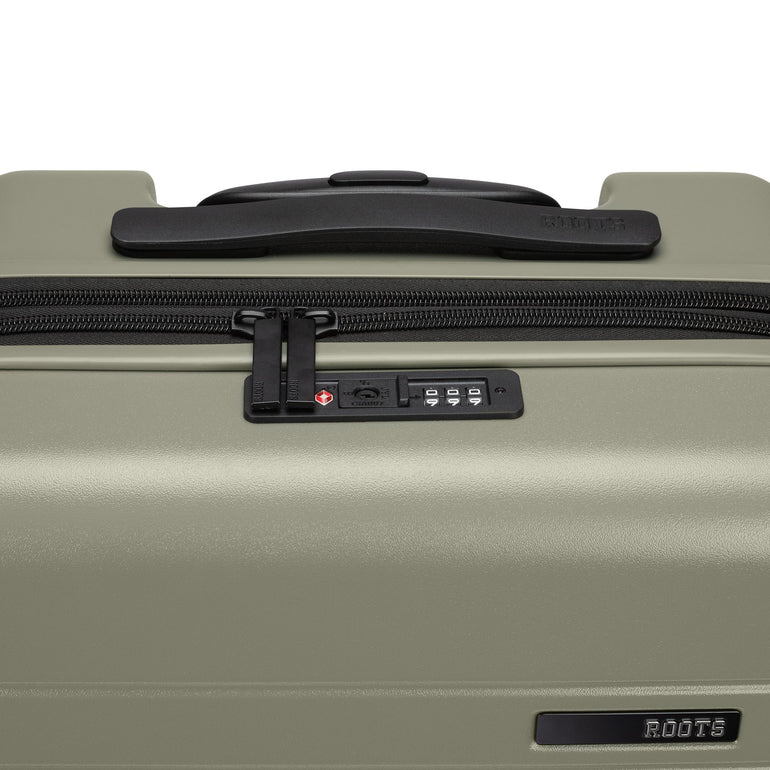 Roots Travel Spinner Carry-On Expandable Hardside Luggage - Sage Green