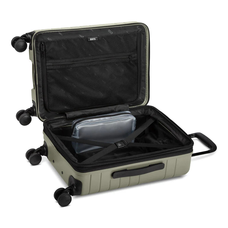 Roots Travel Spinner Carry-On Expandable Hardside Luggage - Sage Green