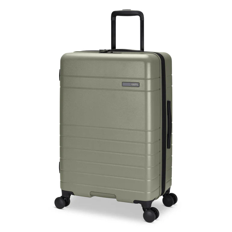 Roots Travel Spinner Medium Expandable Luggage - Sage Green