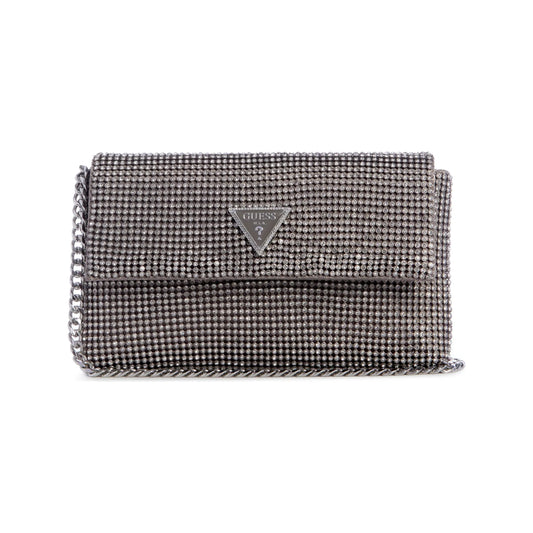 Guess Zalina Flap Clutch - Silver